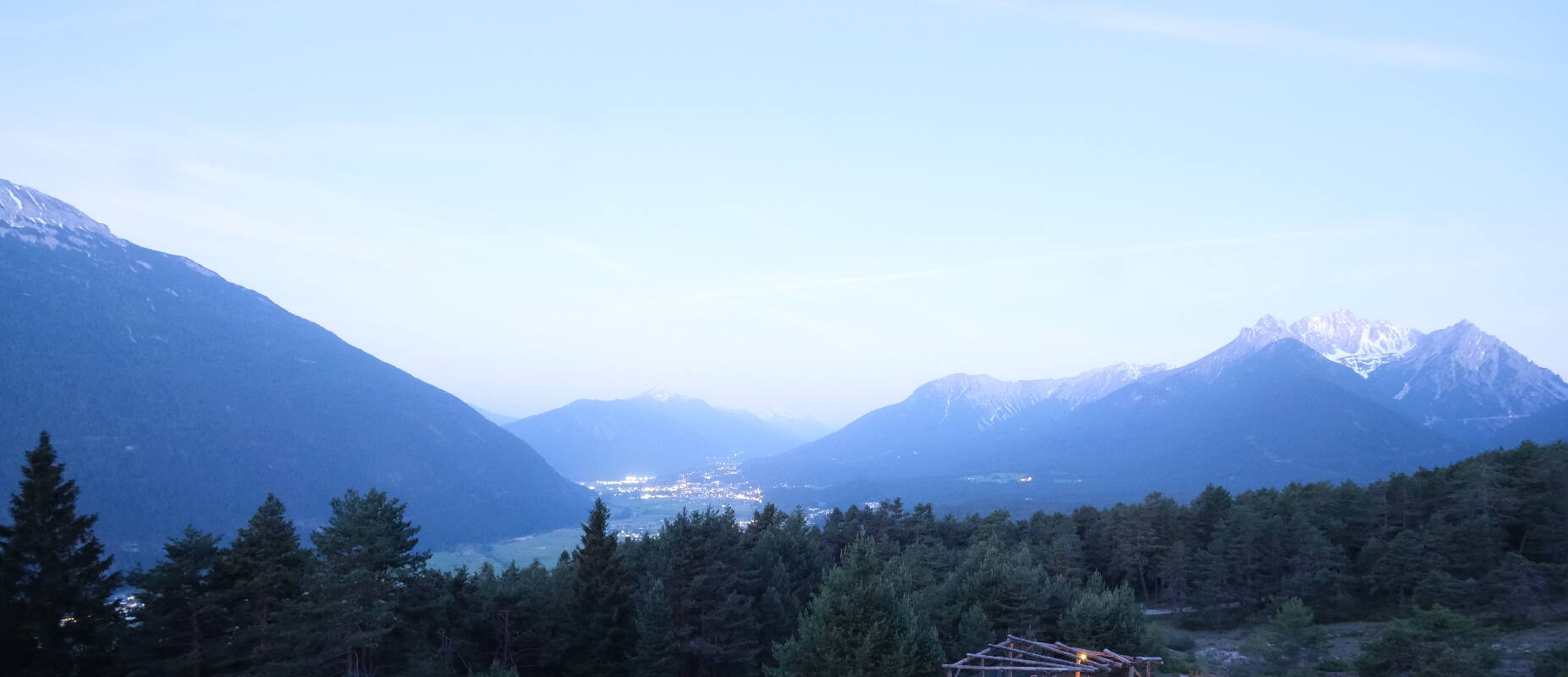 Archiv Foto Webcam Tarrenz - Blick vom Kappakreuz auf Imst