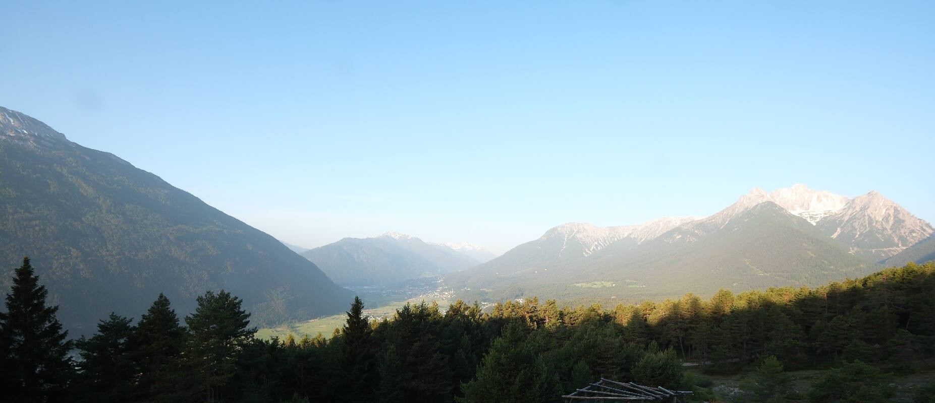 Archiv Foto Webcam Tarrenz - Blick vom Kappakreuz auf Imst