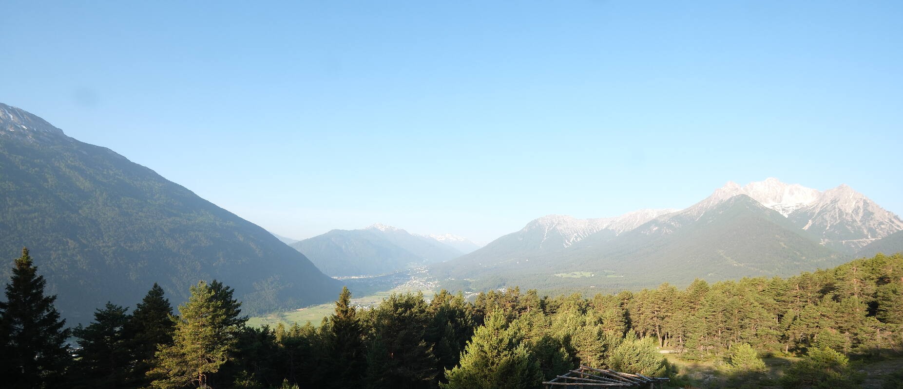 Archiv Foto Webcam Tarrenz - Blick vom Kappakreuz auf Imst