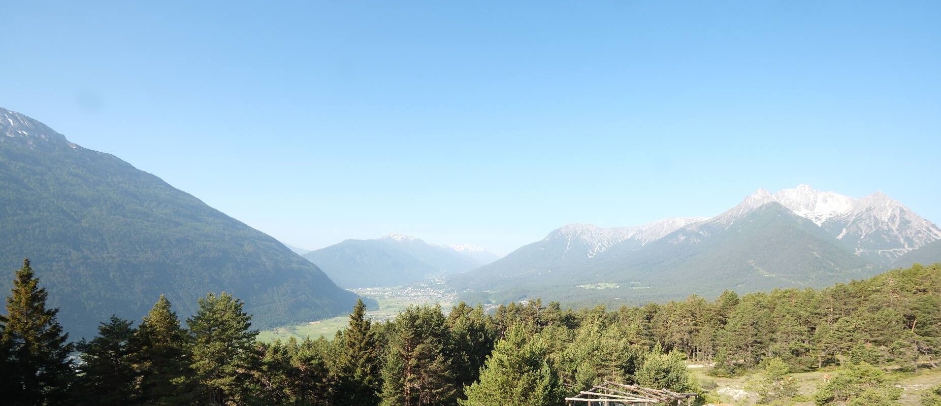 Archiv Foto Webcam Tarrenz - Blick vom Kappakreuz auf Imst