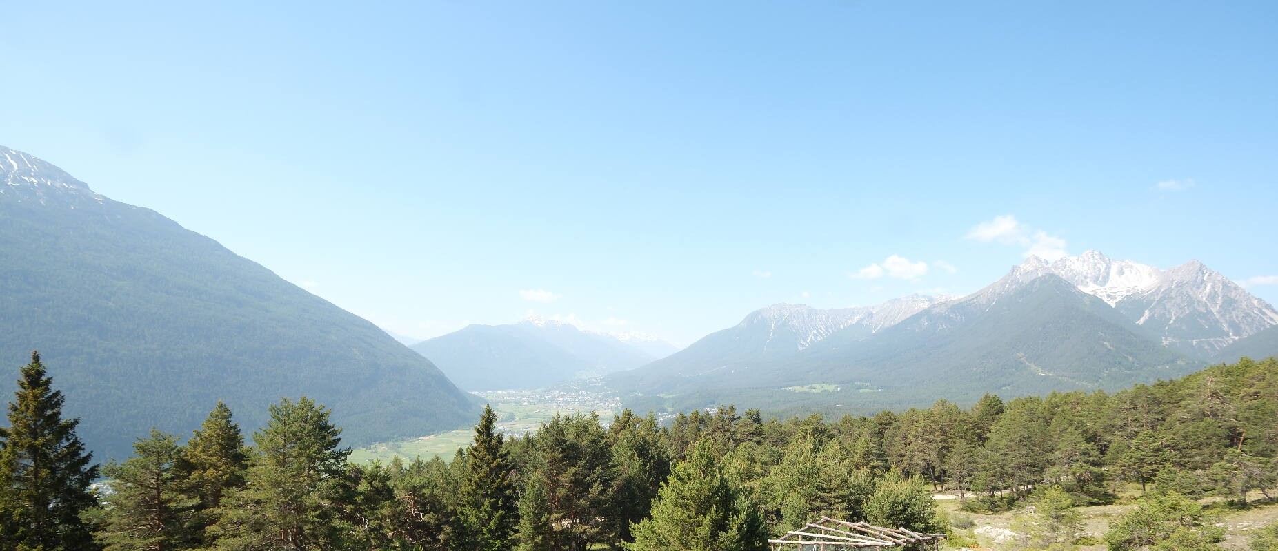 Archiv Foto Webcam Tarrenz - Blick vom Kappakreuz auf Imst