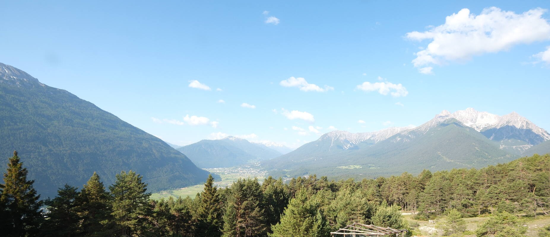 Archiv Foto Webcam Tarrenz - Blick vom Kappakreuz auf Imst