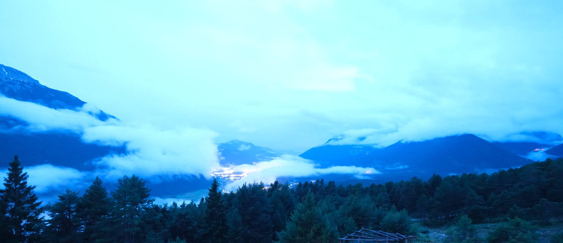 Archiv Foto Webcam Tarrenz - Blick vom Kappakreuz auf Imst