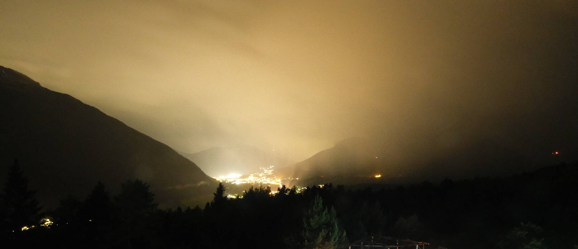 Archiv Foto Webcam Tarrenz - Blick vom Kappakreuz auf Imst