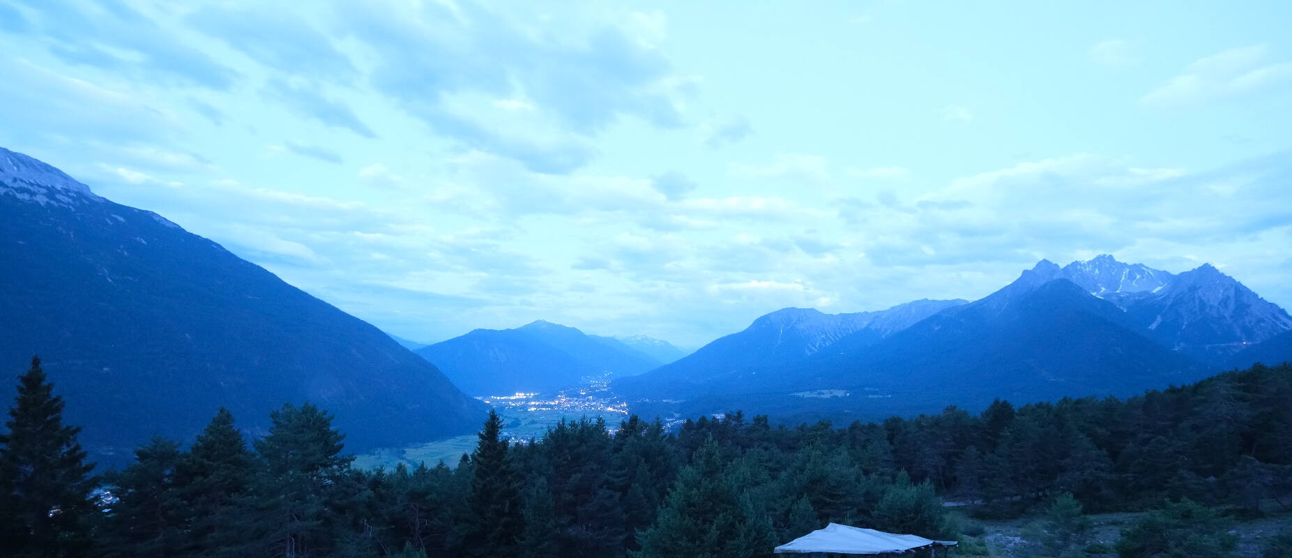 Archiv Foto Webcam Tarrenz - Blick vom Kappakreuz auf Imst