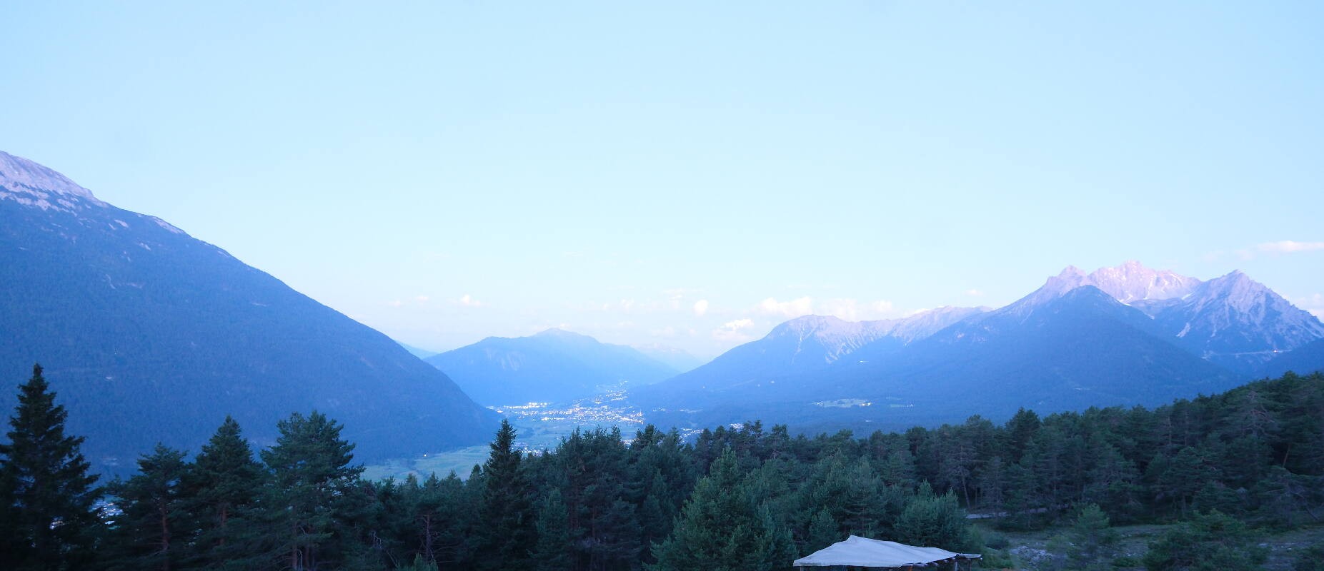 Archiv Foto Webcam Tarrenz - Blick vom Kappakreuz auf Imst