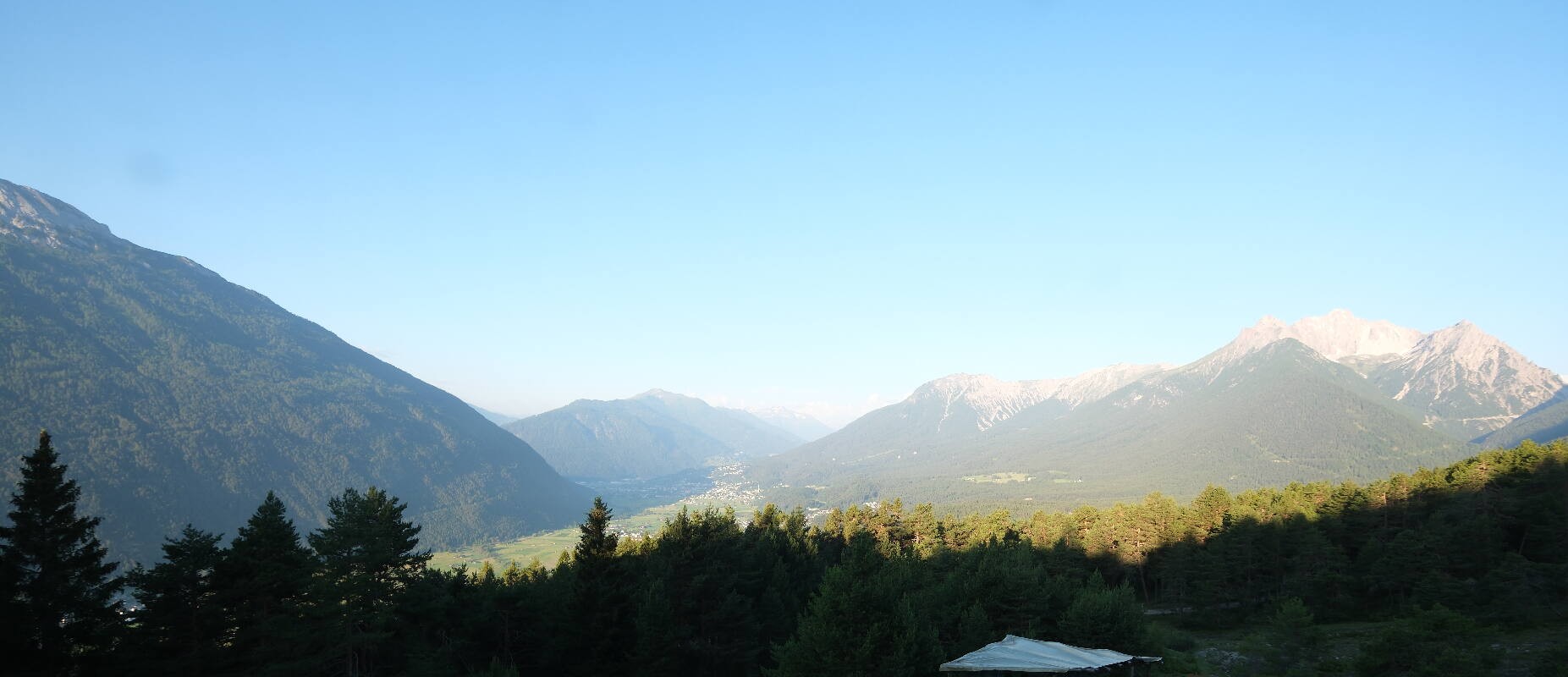 Archiv Foto Webcam Tarrenz - Blick vom Kappakreuz auf Imst