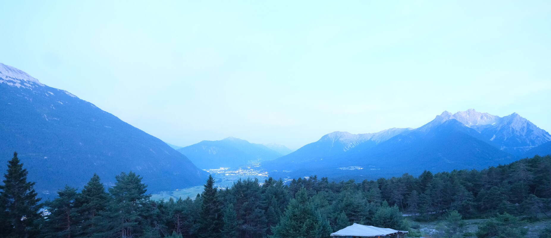 Archiv Foto Webcam Tarrenz - Blick vom Kappakreuz auf Imst