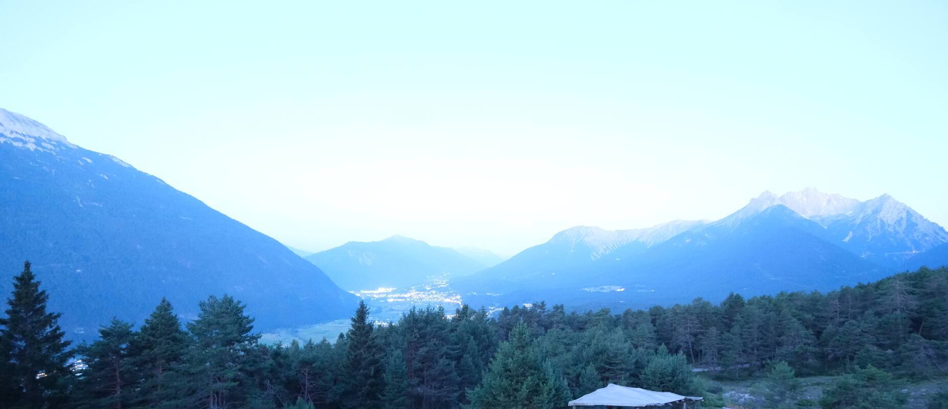 Archiv Foto Webcam Tarrenz - Blick vom Kappakreuz auf Imst