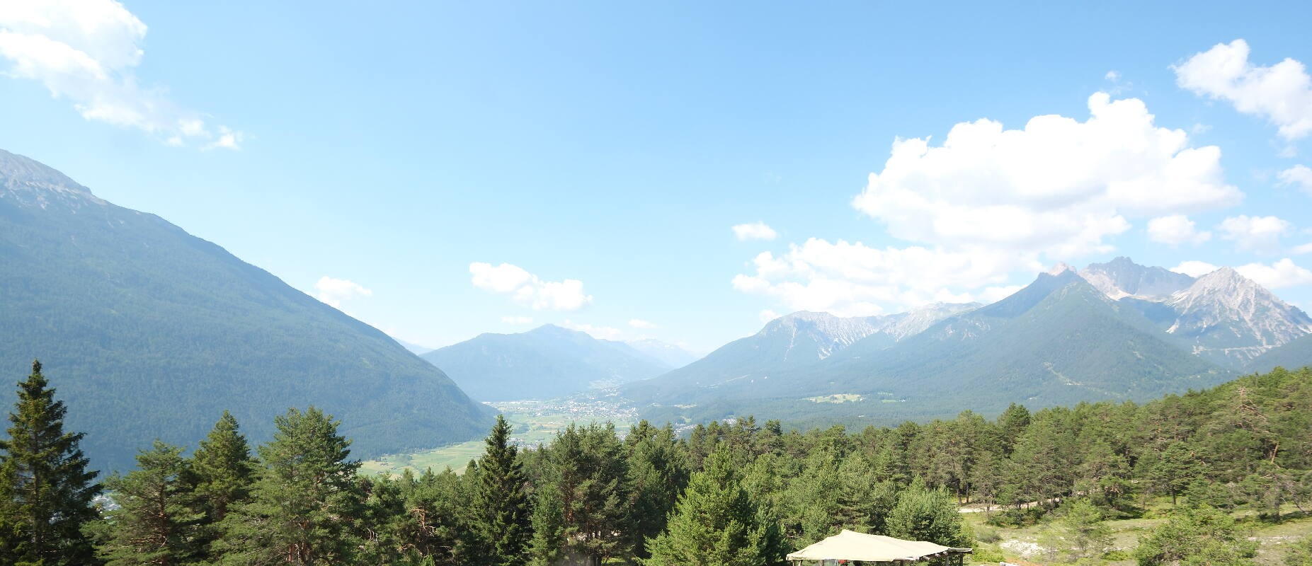 Archiv Foto Webcam Tarrenz - Blick vom Kappakreuz auf Imst