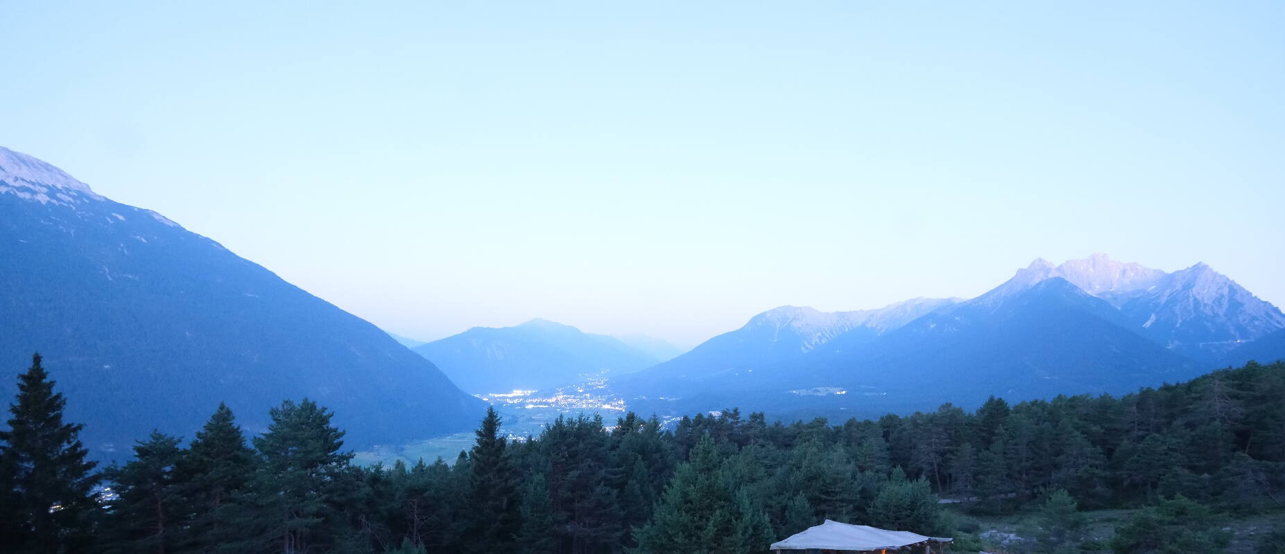 Archiv Foto Webcam Tarrenz - Blick vom Kappakreuz auf Imst