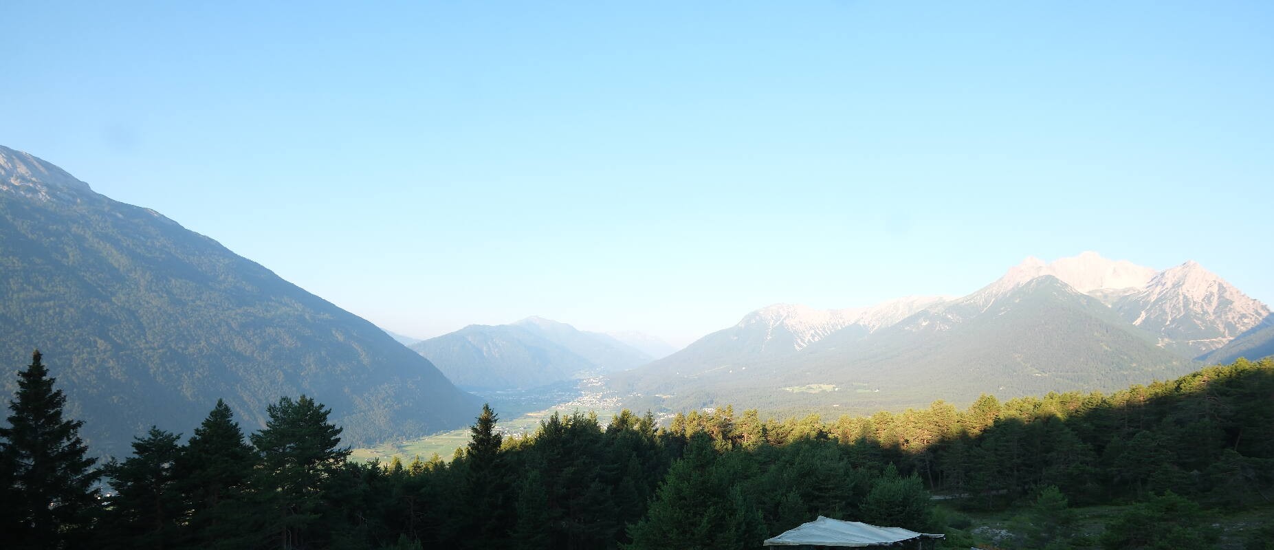 Archiv Foto Webcam Tarrenz - Blick vom Kappakreuz auf Imst