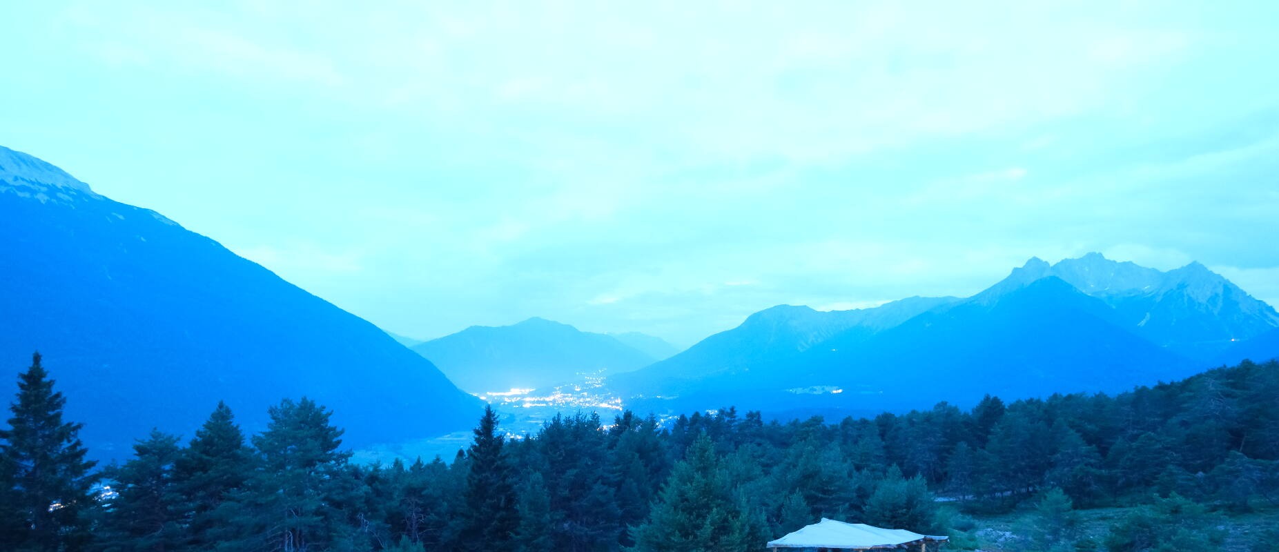 Archiv Foto Webcam Tarrenz - Blick vom Kappakreuz auf Imst