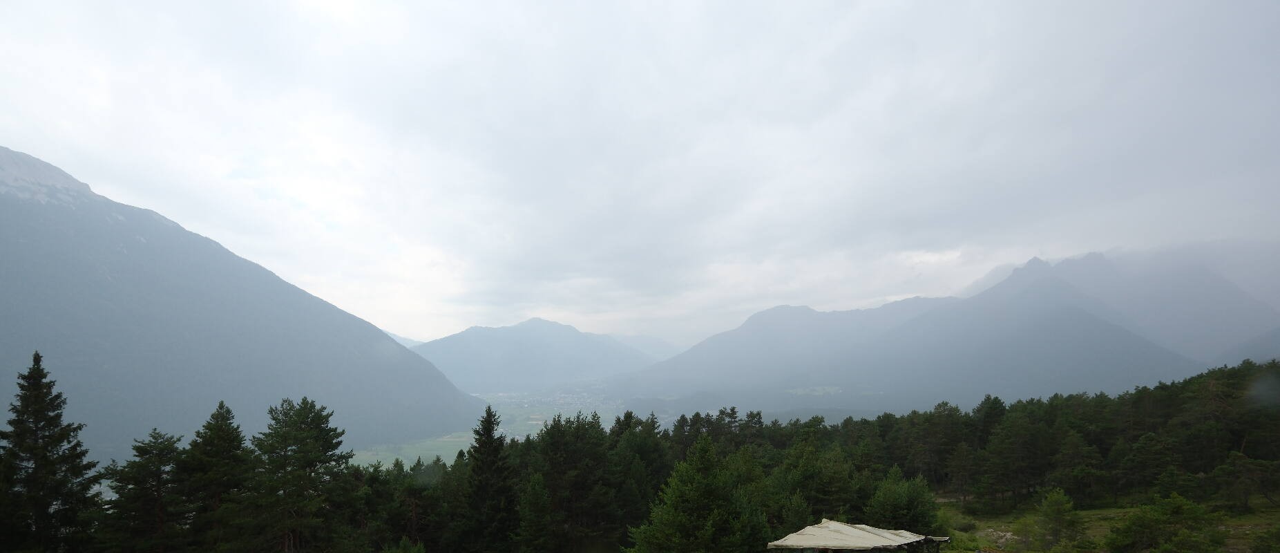Archiv Foto Webcam Tarrenz - Blick vom Kappakreuz auf Imst