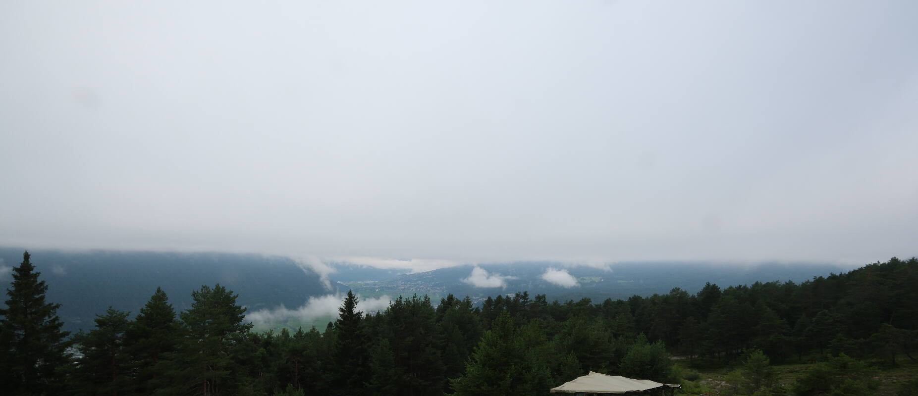 Archiv Foto Webcam Tarrenz - Blick vom Kappakreuz auf Imst