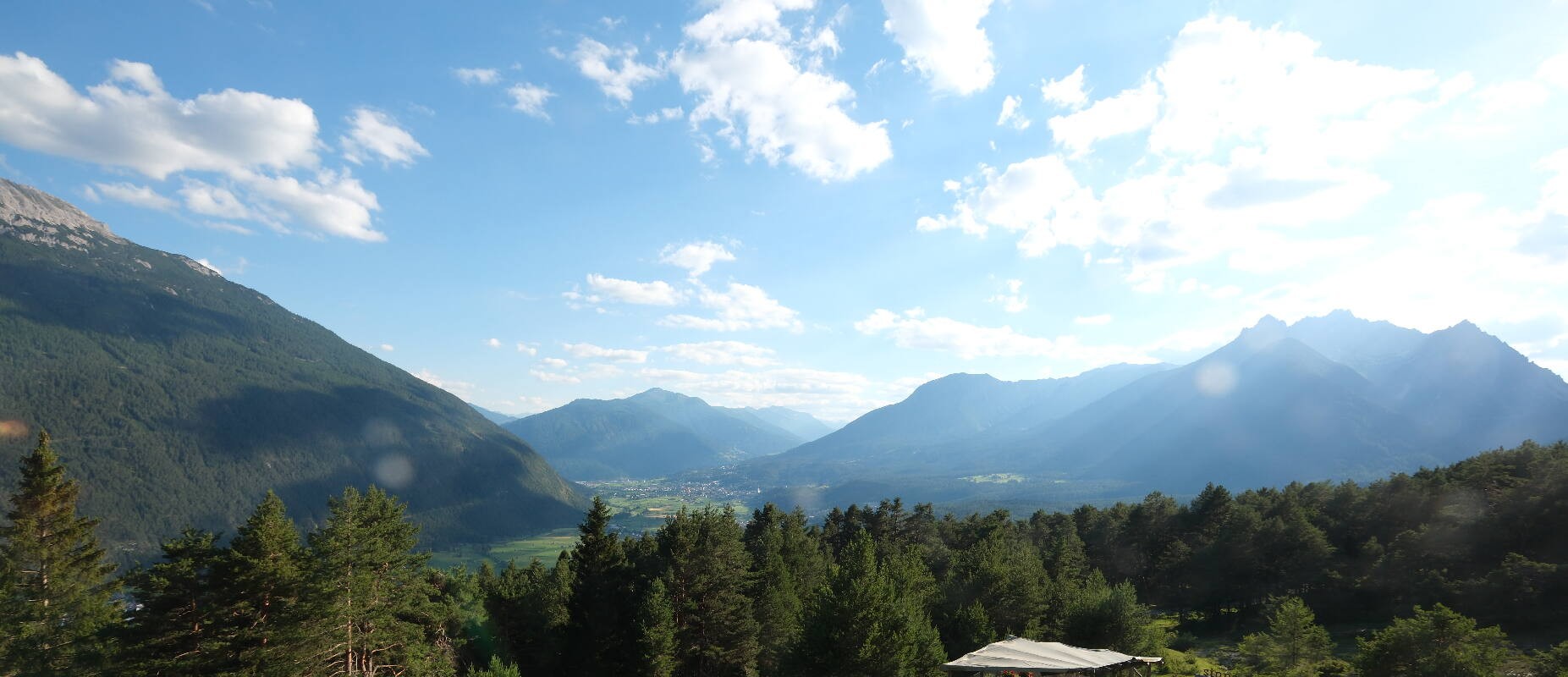 Archiv Foto Webcam Tarrenz - Blick vom Kappakreuz auf Imst