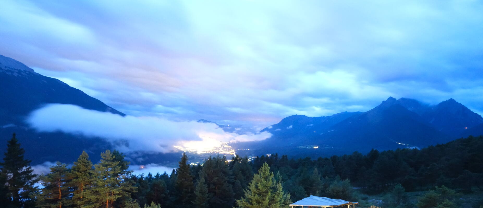 Archiv Foto Webcam Tarrenz - Blick vom Kappakreuz auf Imst