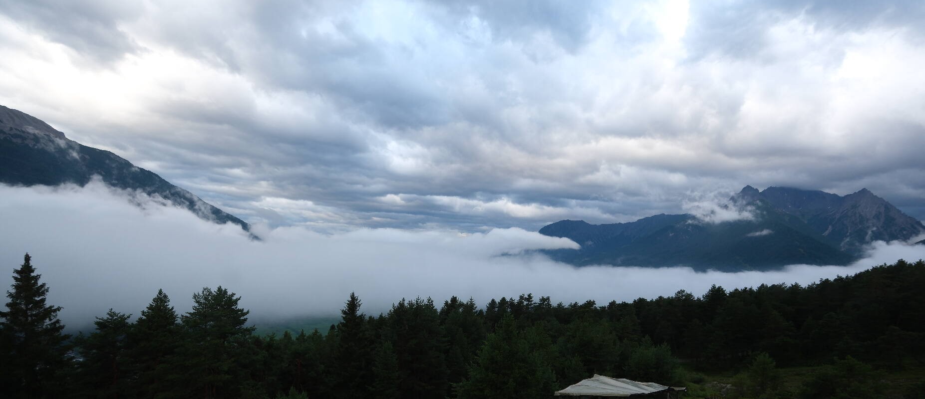 Archiv Foto Webcam Tarrenz - Blick vom Kappakreuz auf Imst