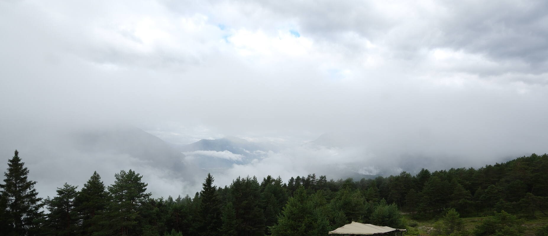 Archiv Foto Webcam Tarrenz - Blick vom Kappakreuz auf Imst