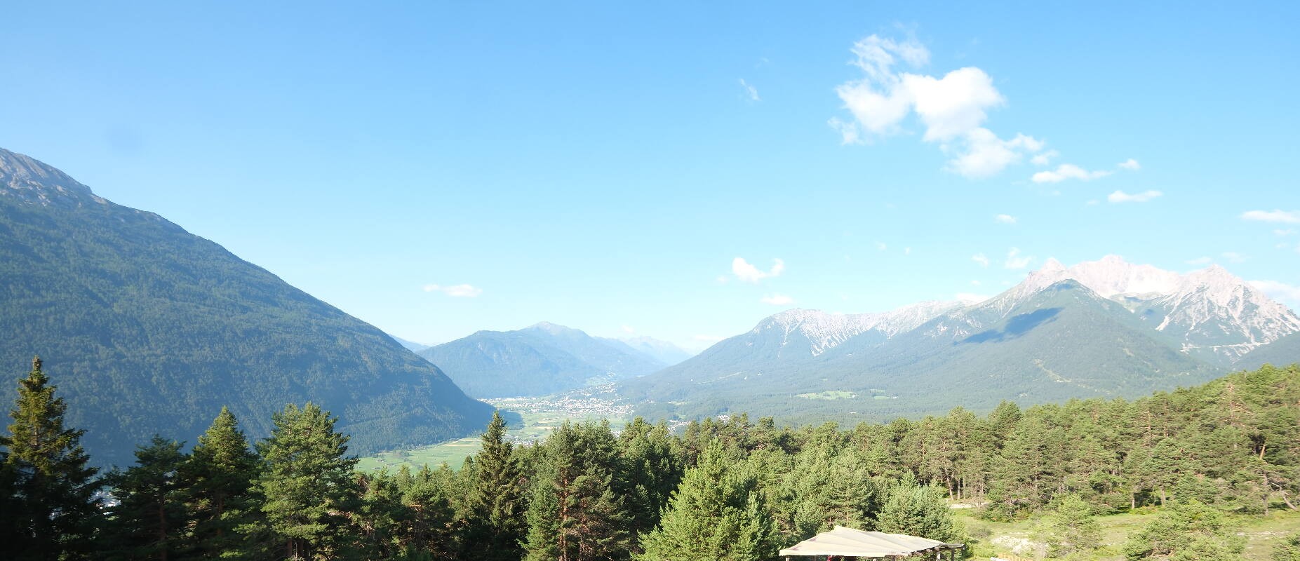 Archiv Foto Webcam Tarrenz - Blick vom Kappakreuz auf Imst
