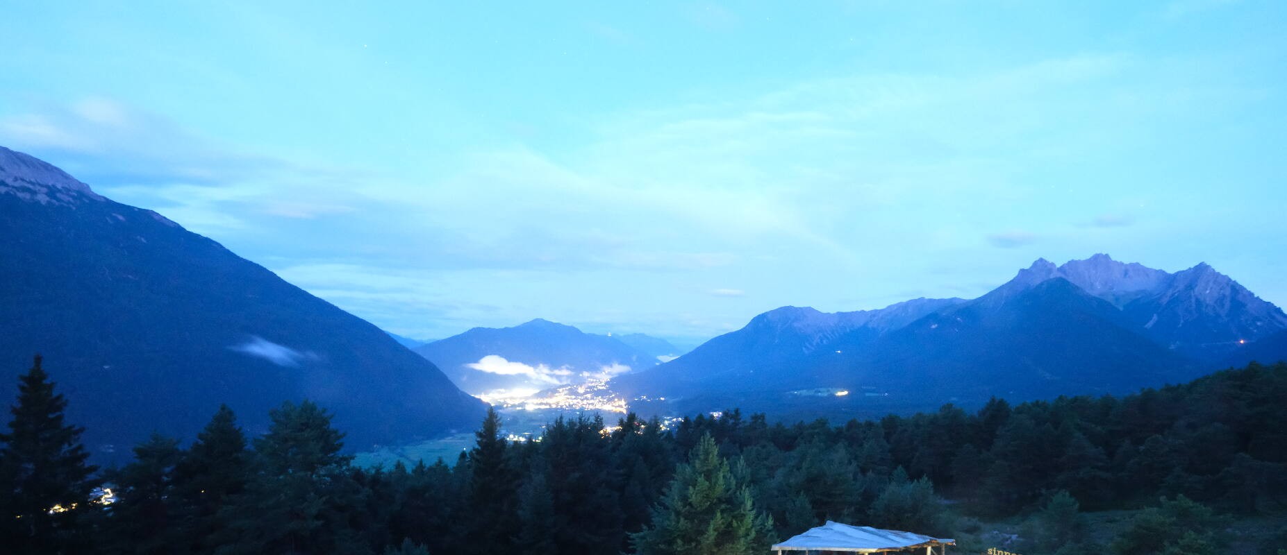 Archiv Foto Webcam Tarrenz - Blick vom Kappakreuz auf Imst