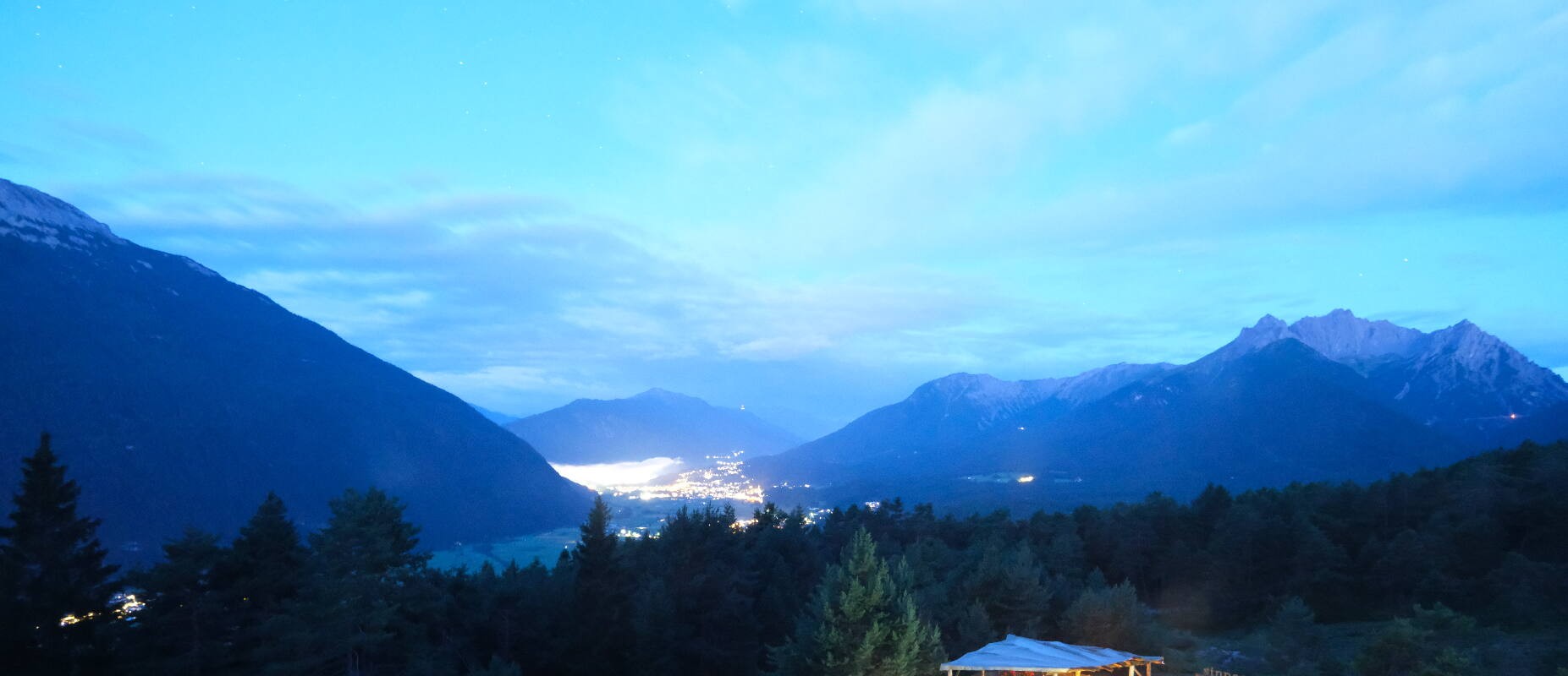 Archiv Foto Webcam Tarrenz - Blick vom Kappakreuz auf Imst