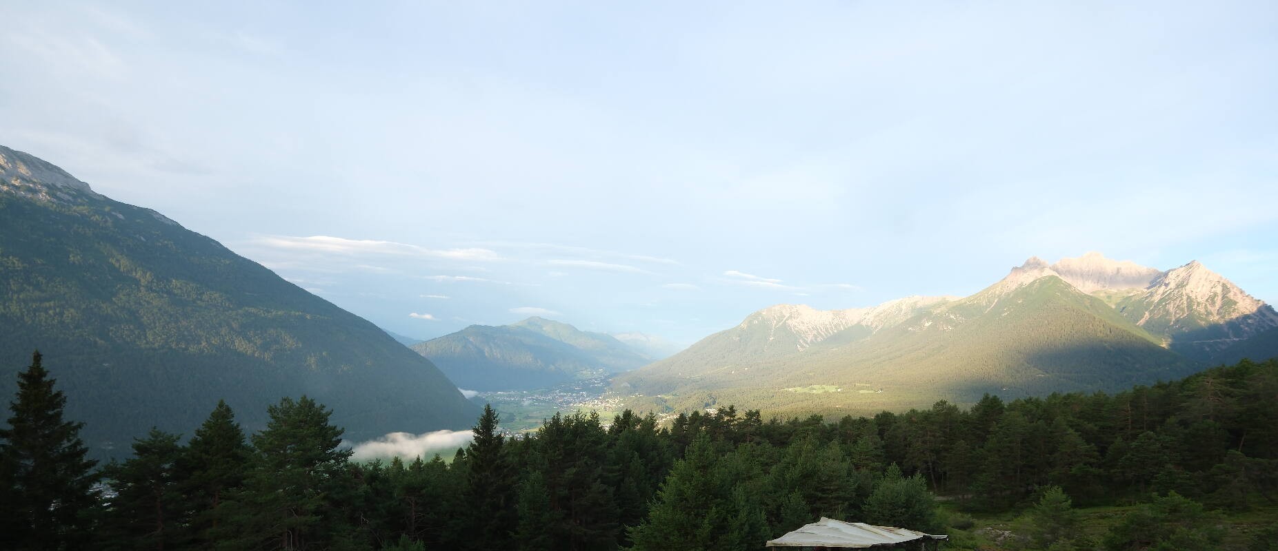 Archiv Foto Webcam Tarrenz - Blick vom Kappakreuz auf Imst