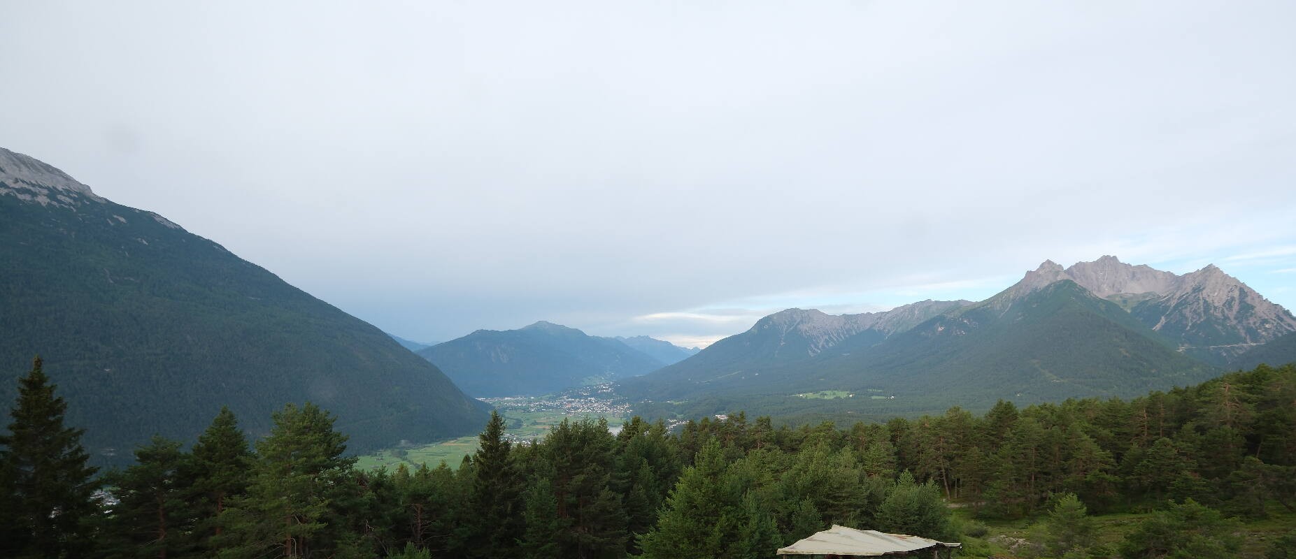 Archiv Foto Webcam Tarrenz - Blick vom Kappakreuz auf Imst