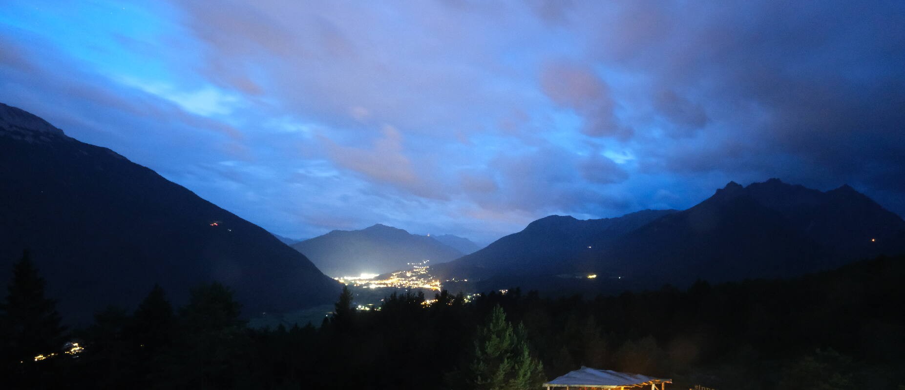 Archiv Foto Webcam Tarrenz - Blick vom Kappakreuz auf Imst