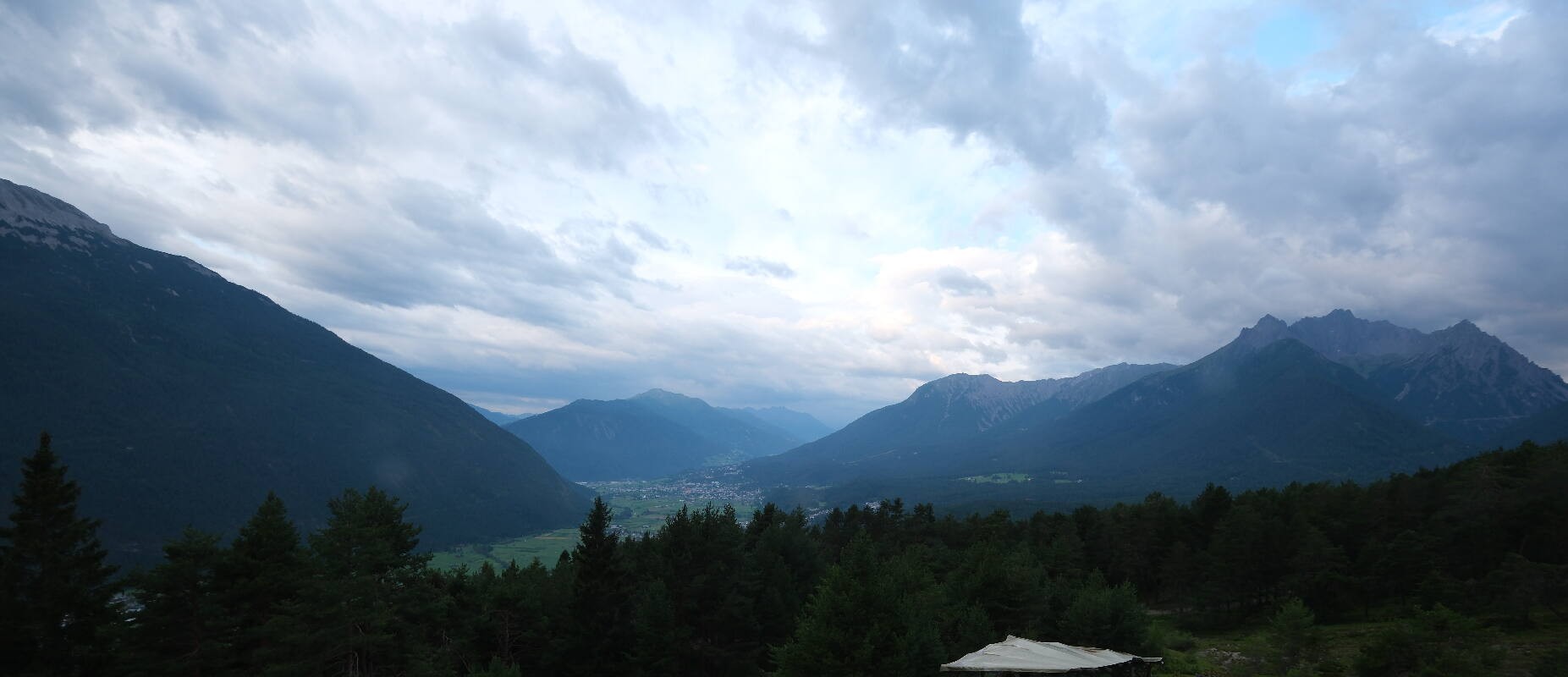 Archiv Foto Webcam Tarrenz - Blick vom Kappakreuz auf Imst