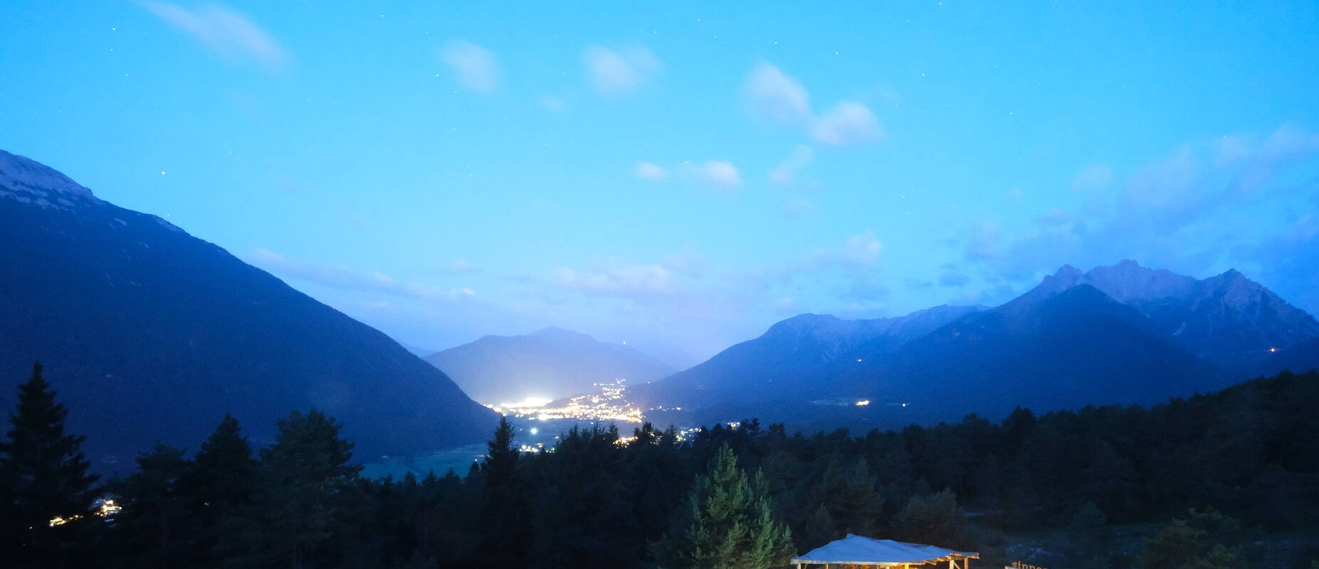 Archiv Foto Webcam Tarrenz - Blick vom Kappakreuz auf Imst