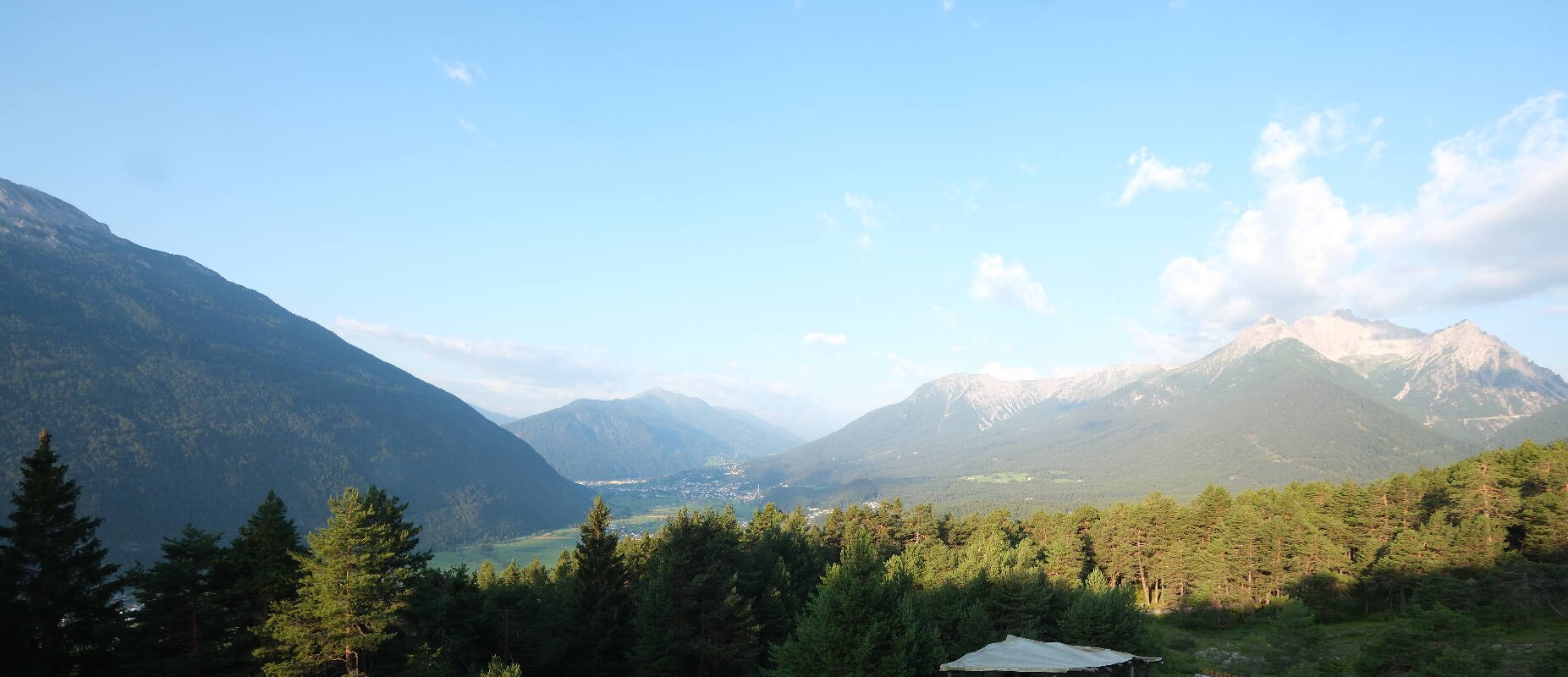 Archiv Foto Webcam Tarrenz - Blick vom Kappakreuz auf Imst