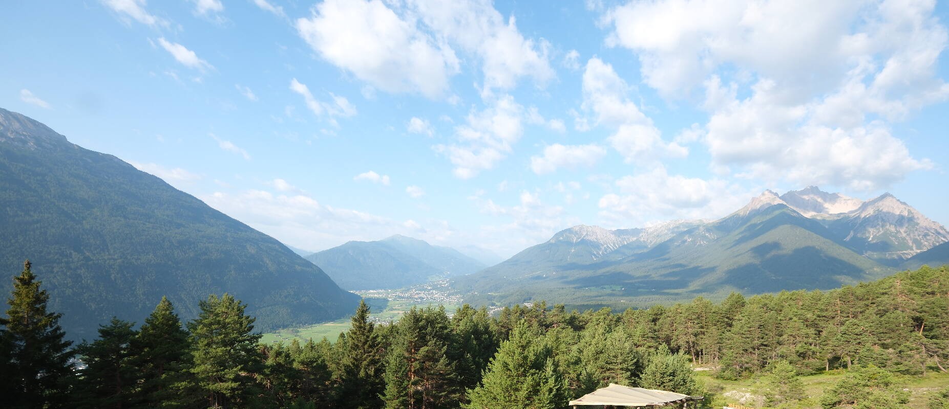 Archiv Foto Webcam Tarrenz - Blick vom Kappakreuz auf Imst