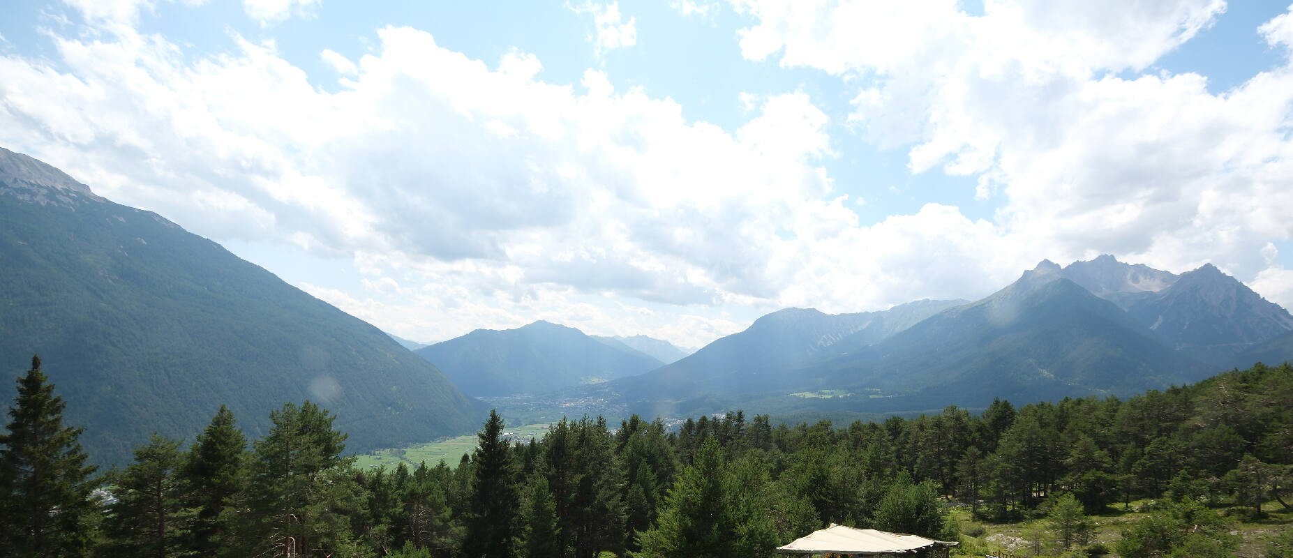 Archiv Foto Webcam Tarrenz - Blick vom Kappakreuz auf Imst