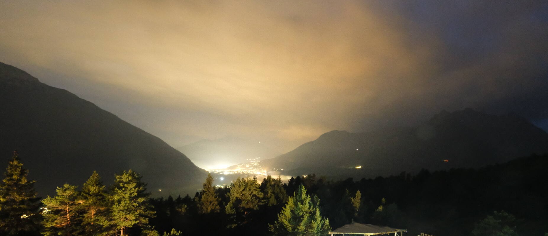 Archiv Foto Webcam Tarrenz - Blick vom Kappakreuz auf Imst