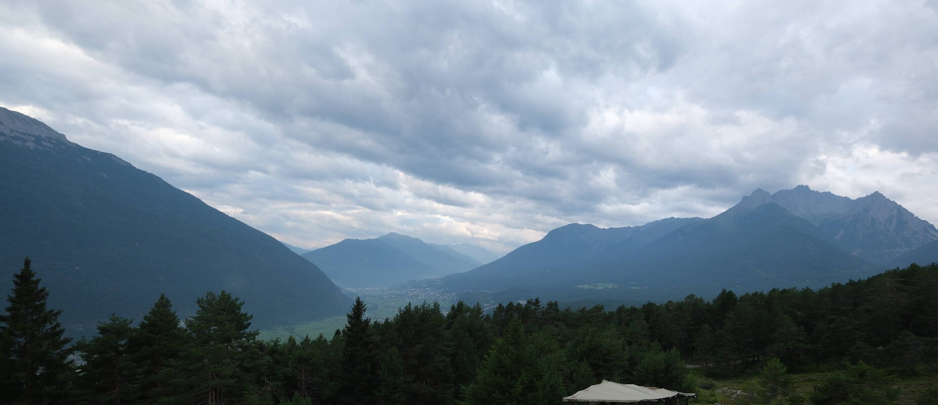 Archiv Foto Webcam Tarrenz - Blick vom Kappakreuz auf Imst