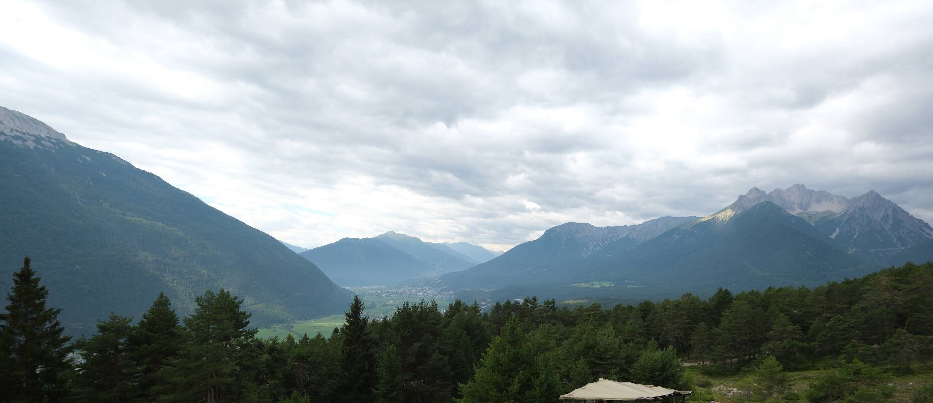 Archiv Foto Webcam Tarrenz - Blick vom Kappakreuz auf Imst