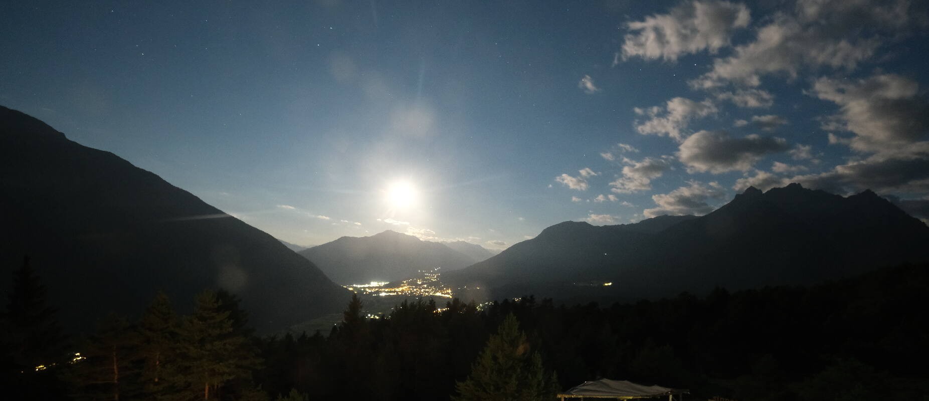Archiv Foto Webcam Tarrenz - Blick vom Kappakreuz auf Imst