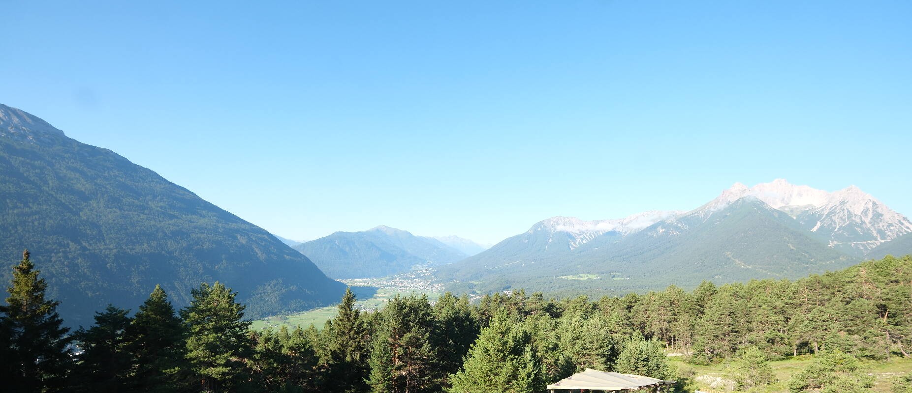 Archiv Foto Webcam Tarrenz - Blick vom Kappakreuz auf Imst