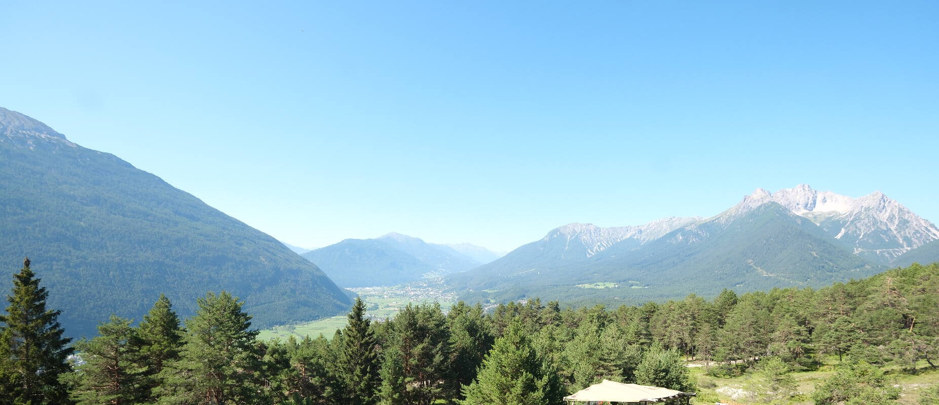 Archiv Foto Webcam Tarrenz - Blick vom Kappakreuz auf Imst