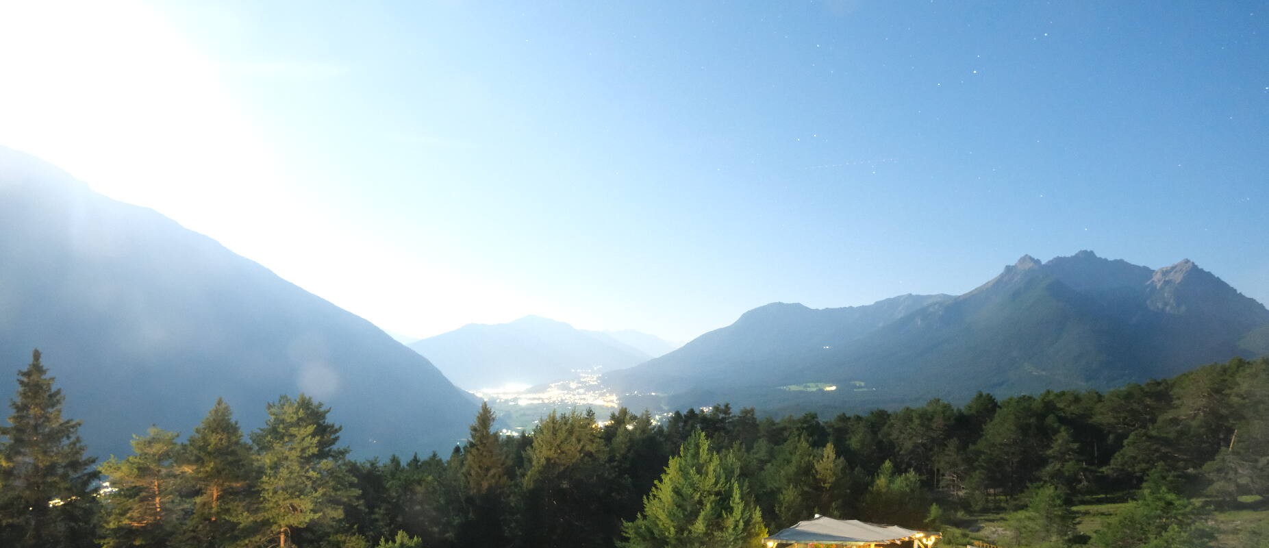 Archiv Foto Webcam Tarrenz - Blick vom Kappakreuz auf Imst