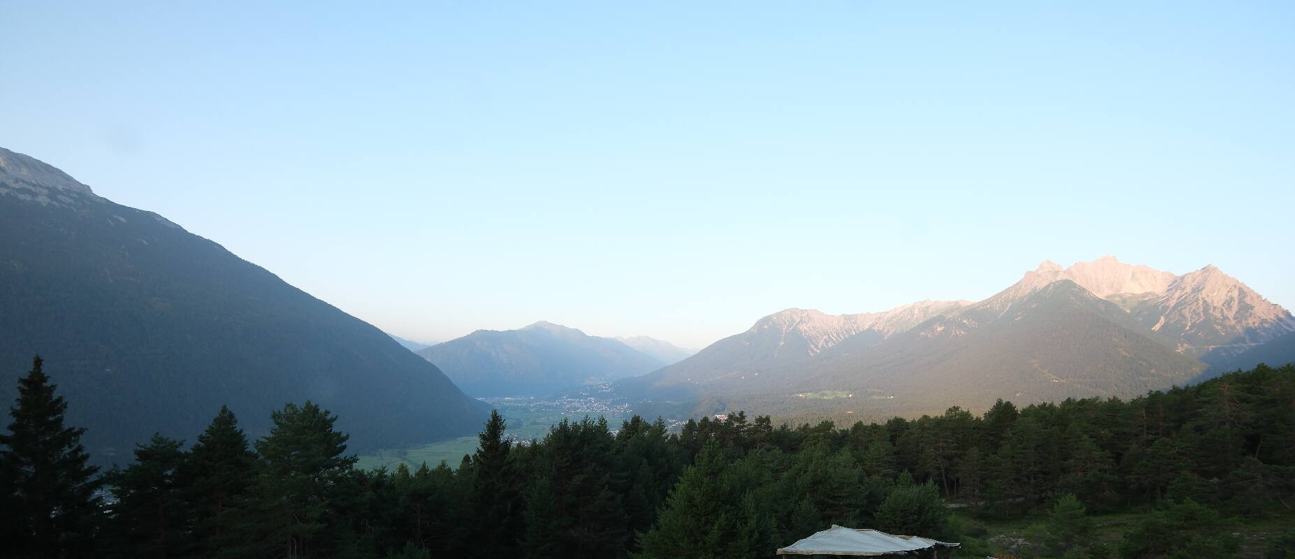 Archiv Foto Webcam Tarrenz - Blick vom Kappakreuz auf Imst