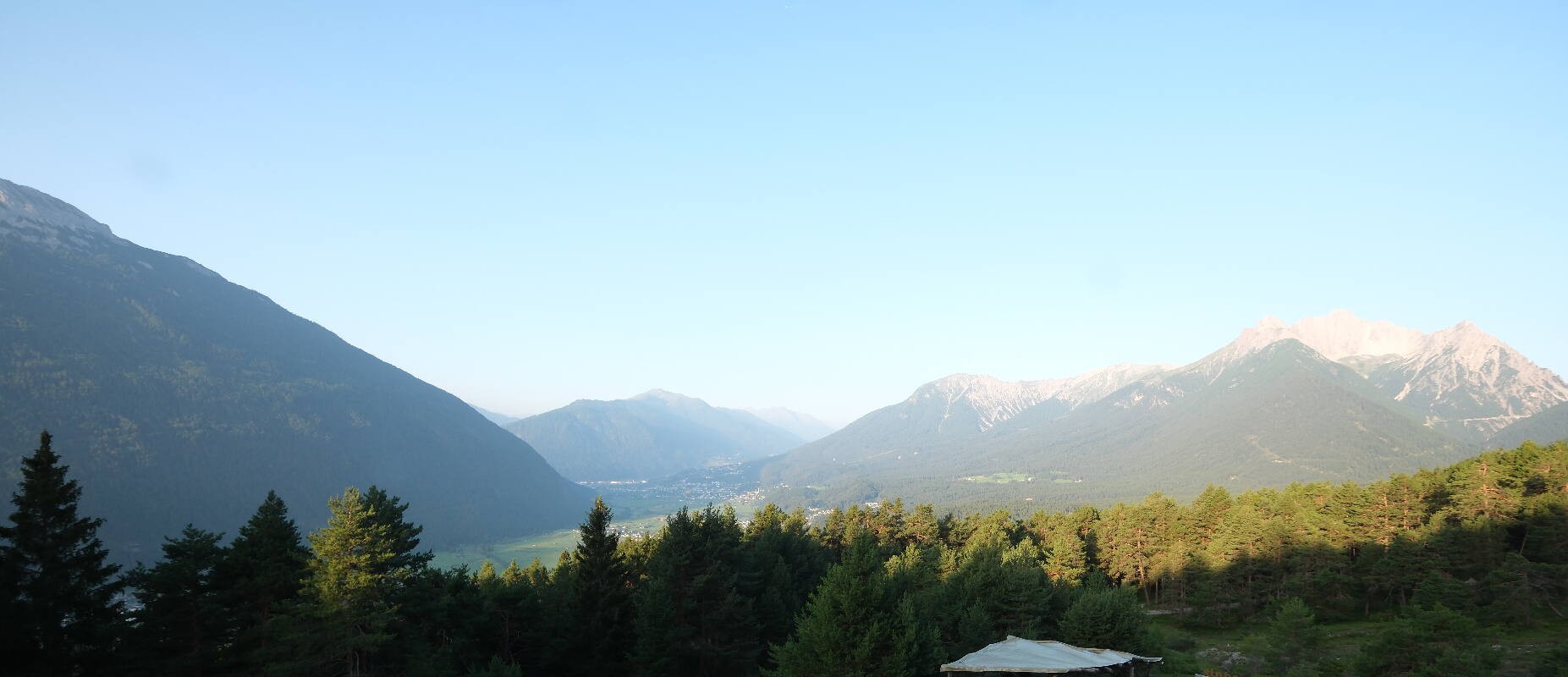 Archiv Foto Webcam Tarrenz - Blick vom Kappakreuz auf Imst