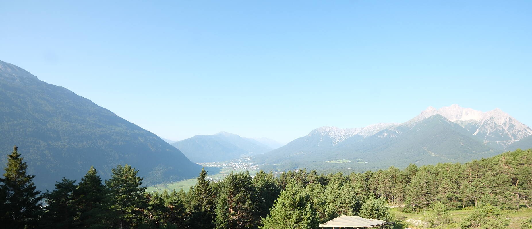 Archiv Foto Webcam Tarrenz - Blick vom Kappakreuz auf Imst