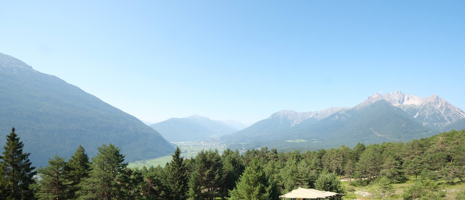 Archiv Foto Webcam Tarrenz - Blick vom Kappakreuz auf Imst