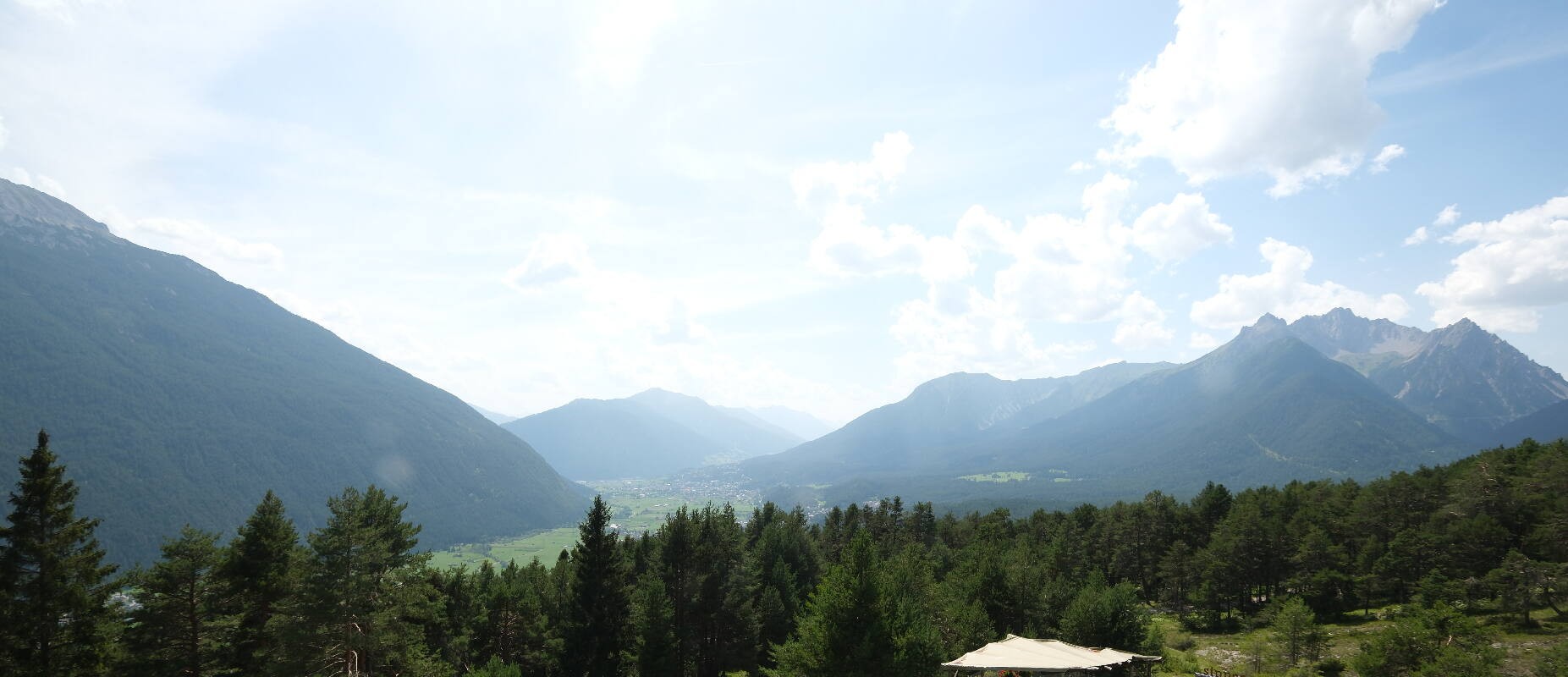 Archiv Foto Webcam Tarrenz - Blick vom Kappakreuz auf Imst