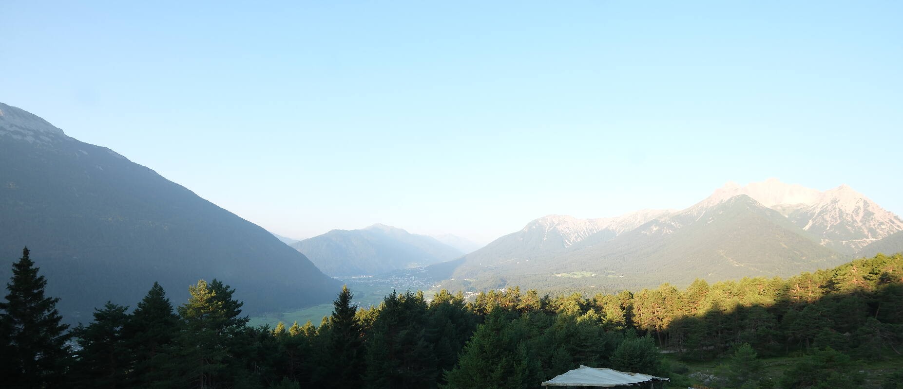 Archiv Foto Webcam Tarrenz - Blick vom Kappakreuz auf Imst