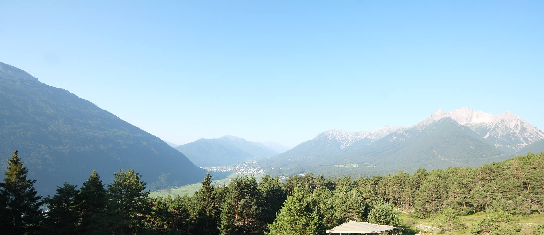 Archiv Foto Webcam Tarrenz - Blick vom Kappakreuz auf Imst