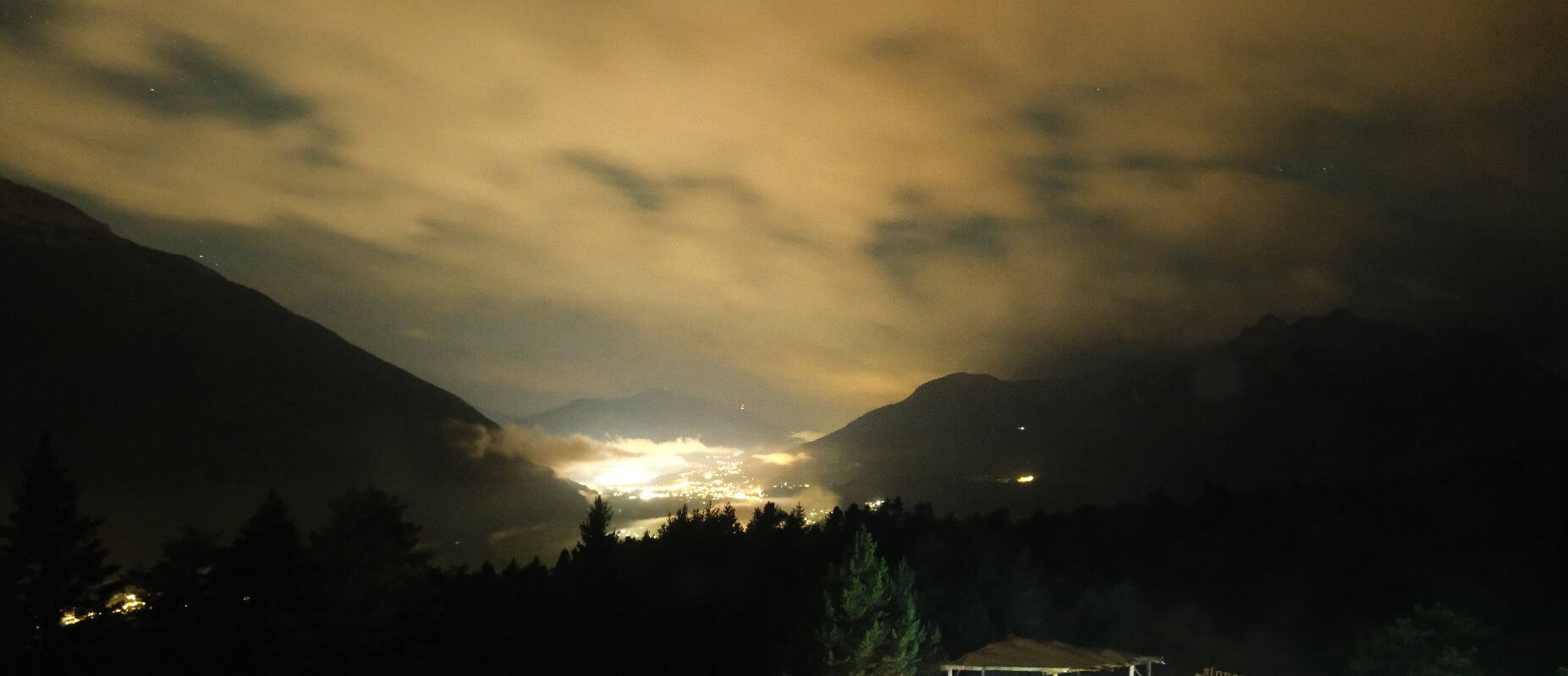 Archiv Foto Webcam Tarrenz - Blick vom Kappakreuz auf Imst