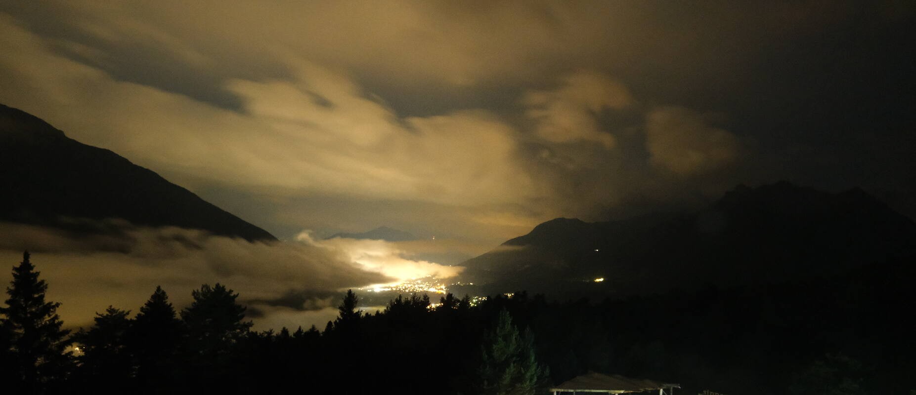 Archiv Foto Webcam Tarrenz - Blick vom Kappakreuz auf Imst